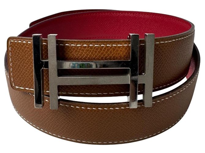 Hermès Cinturón Hermes H-Ocalé para mujer Dorado