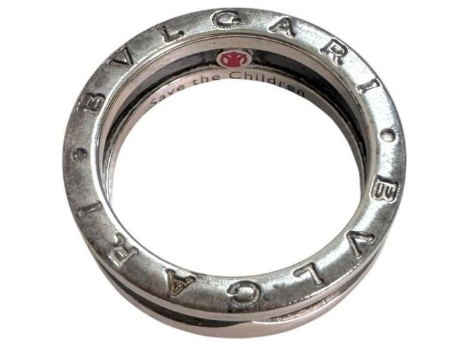 Bulgari Bvlgari B.zero1 Save the Children Ring Black Silvery