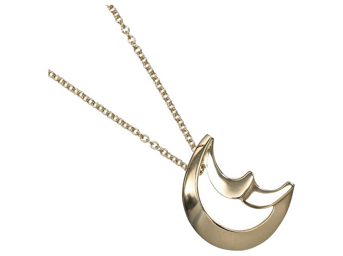 Autre Marque Collar Crescent Moon Tiffany & Co. Dorado