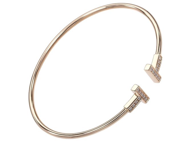 Autre Marque Bracciale con charm Tiffany & Co. in oro rosa 18K D'oro