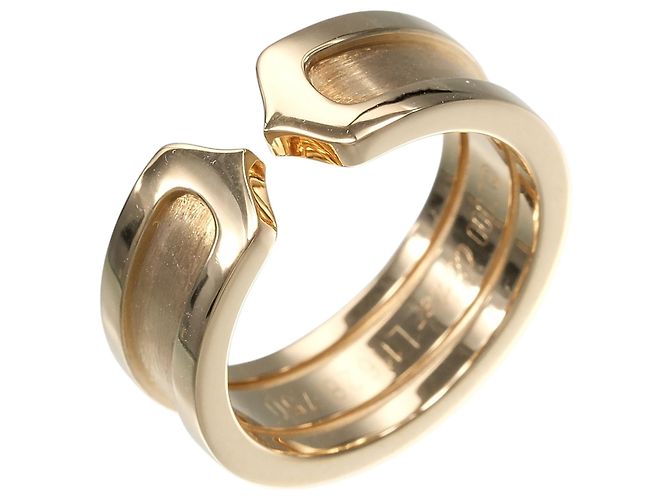 Anello Cartier 2C in Oro Giallo 18K D'oro
