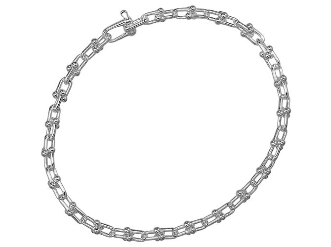 Autre Marque Pulseira Tiffany HardWear Microlink Prata