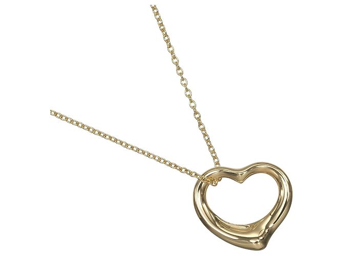 Autre Marque Collier Open Heart Tiffany & Co. Doré