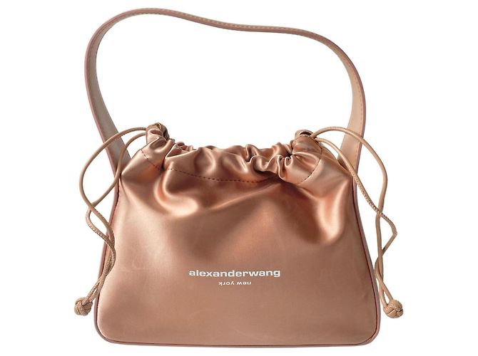 Bolsa de um ombro em cetim para mulher Alexander Wang Rosa