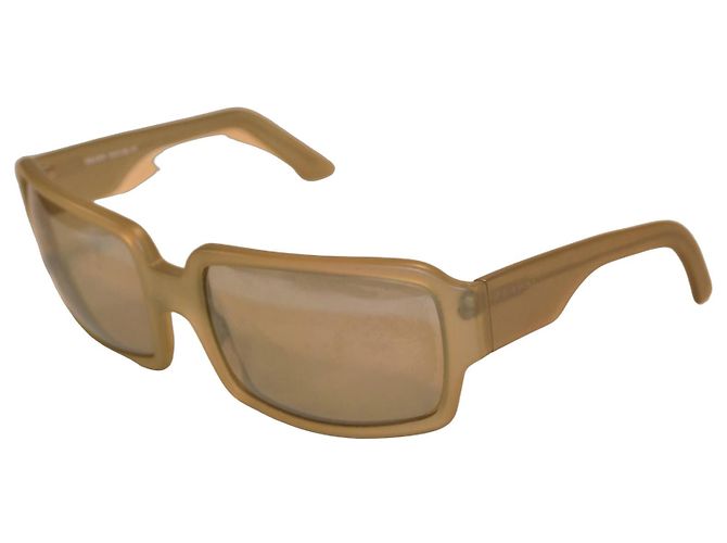 Prada SPR11A Square Sunglasses - Beige