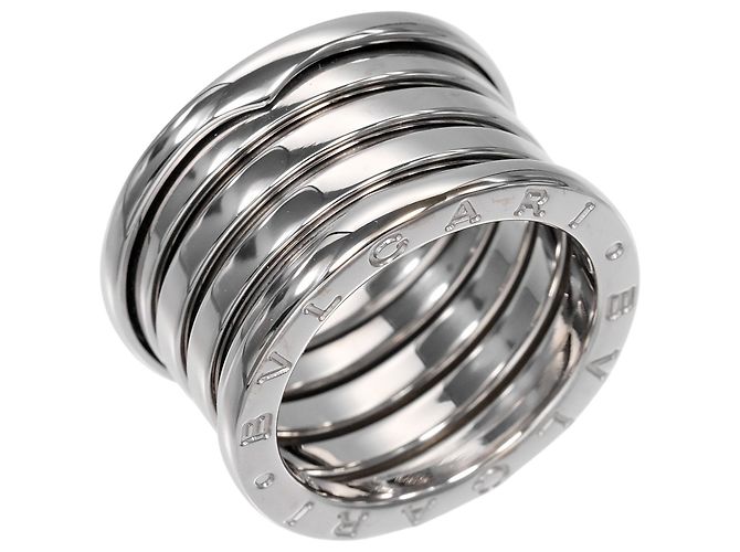 Bulgari Anillo Bvlgari B.ZERO1 de 5 bandas en oro blanco de 18K