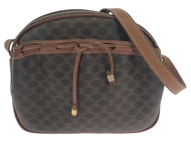 Céline Bolsa Tiracolo Celine Macadam Marrom