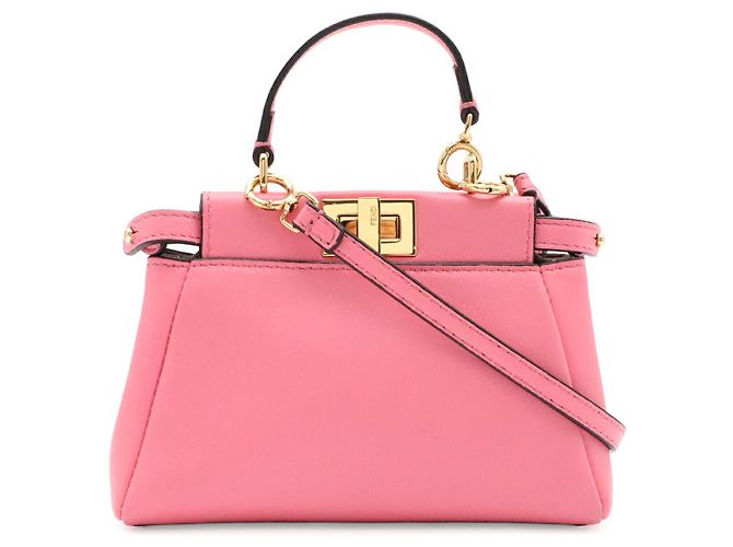 Fendi Micro Peekaboo Handtasche Pink