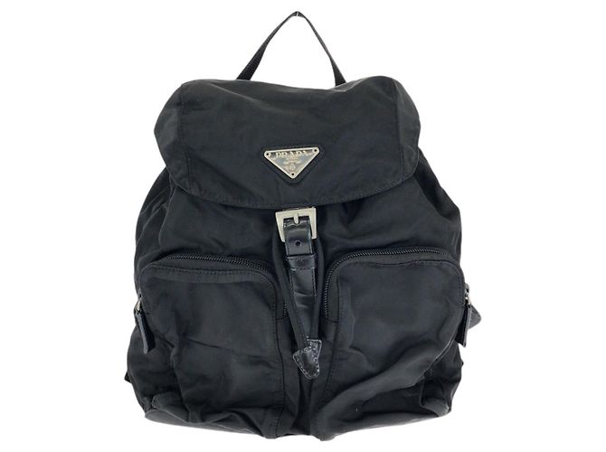 Mochila Prada Tessuto Preto