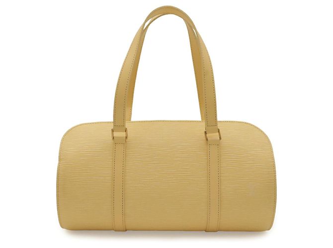 Borsa a tracolla Louis Vuitton Epi Marrone Beige