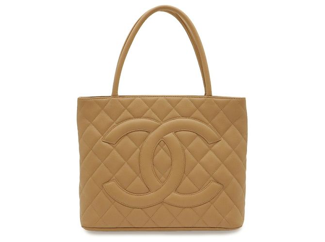 Chanel Matelasse Reissue Tote Brown Beige