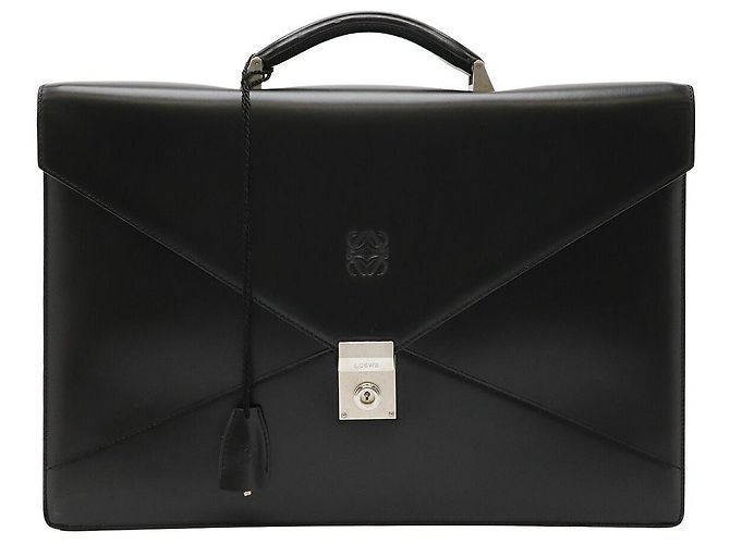 Borsetta Loewe Anagram Diplomatico Nero