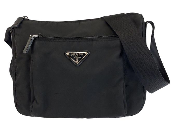 Sac à main Prada en nylon noir