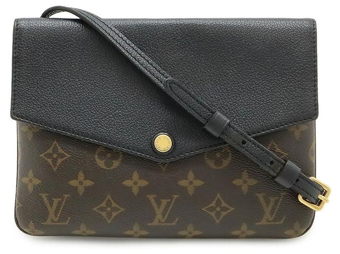 Borsa a tracolla Louis Vuitton Monogram Twice Nero