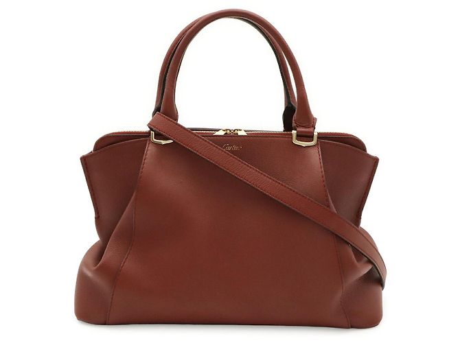 Borsa Cartier C de Cartier Marrone