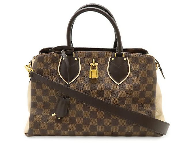 Borsa a tracolla Louis Vuitton Damier Normandy Marrone