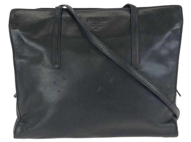 Borsa a spalla Prada nera Nero