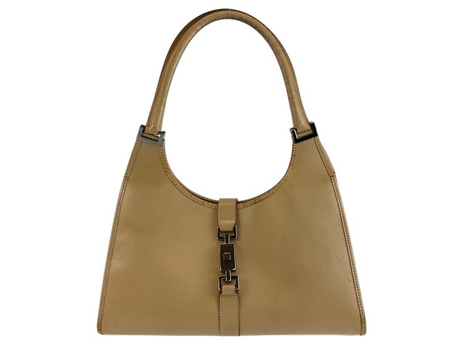 Bolsa Gucci Jackie marrom bege
