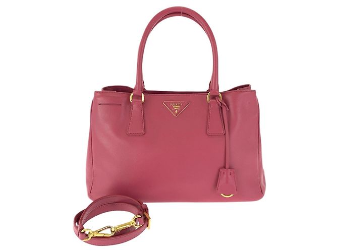 Prada Saffiano Galleria Tote Pink