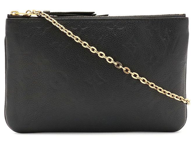 Louis Vuitton Pochette Double Zip Shoulder Bag Nero