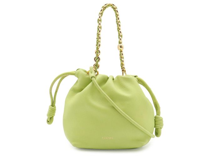 Loewe Flamenco Pouch Mini Vert