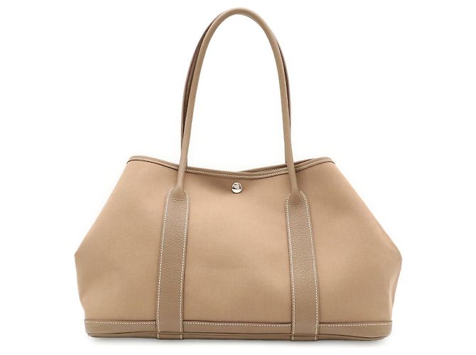 Hermès Borsa a tracolla Hermes Garden Marrone Beige