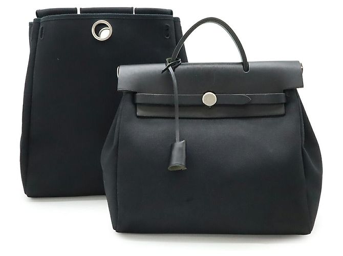 Hermès Hermes Herbag Ad PM Backpack Black
