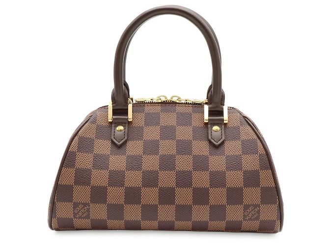 Sac à main mini Louis Vuitton Damier Marron