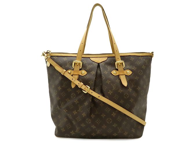 Saco Tote Louis Vuitton Monogram Palermo GM Marrom