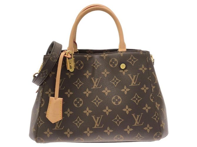 Bolsa Louis Vuitton Monogram Montaigne BB Marrom