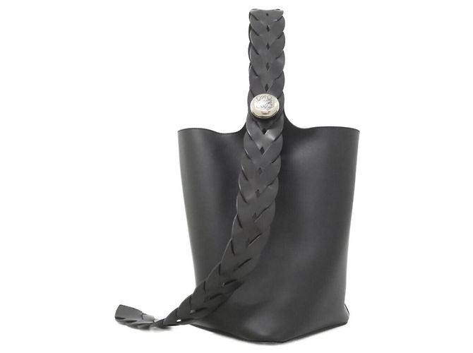 Borsa a Secchiello Pebble Large Loewe Nero