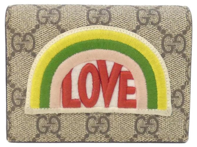 Gucci Beige Bi-Fold Wallet