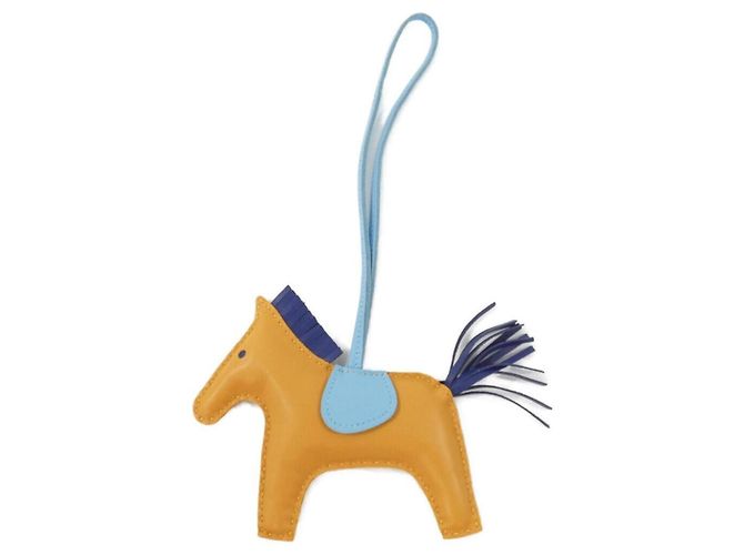 Hermès Hermes Rodeo Accessory Bag Charm MM 064930CA Giallo