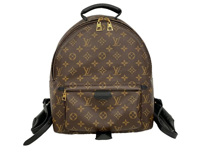 Louis Vuitton Monogram Palm Springs Rucksack MM Braun