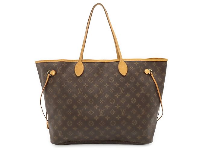 Louis Vuitton Monogram Neverfull GM Tote Bag Brown