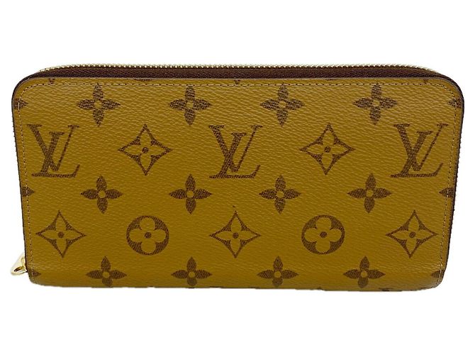 Portafoglio Lungo Louis Vuitton Monogram Applique Reverse Zippy M82444 Marrone
