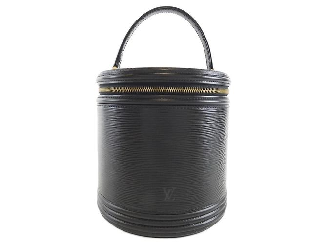 Sac à main Louis Vuitton Epi Cannes Noir