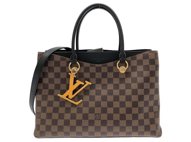 Bolsa Louis Vuitton Damier LV Riverside Preto Damier ebene
