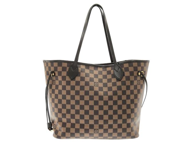 Louis Vuitton Damier Neverfull MM Handtasche Damier ebene