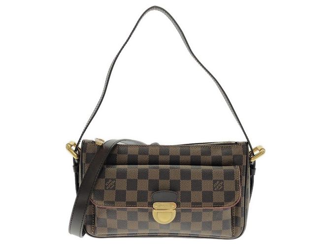 Bolsa de Ombro Louis Vuitton Damier Ravello GM Damier ebene