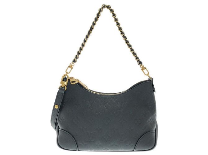Borsa Louis Vuitton Monogram Empreinte Boulogne PM Nero