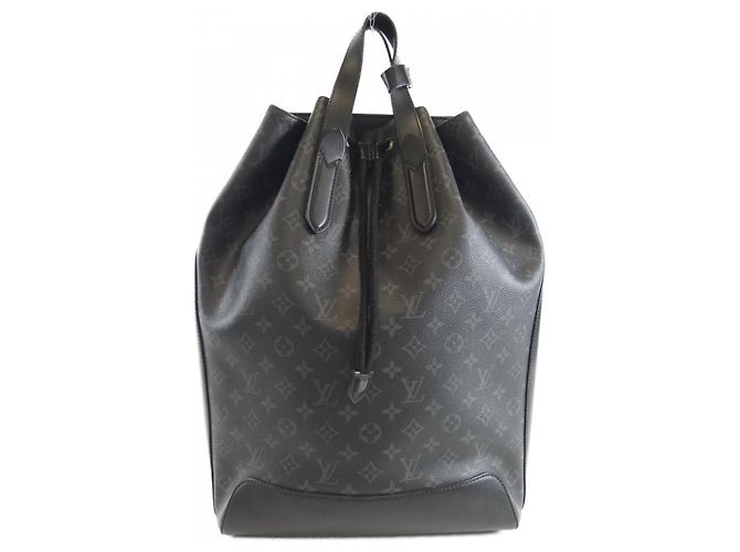 Mochila Explorer Monogram Eclipse Louis Vuitton Negro