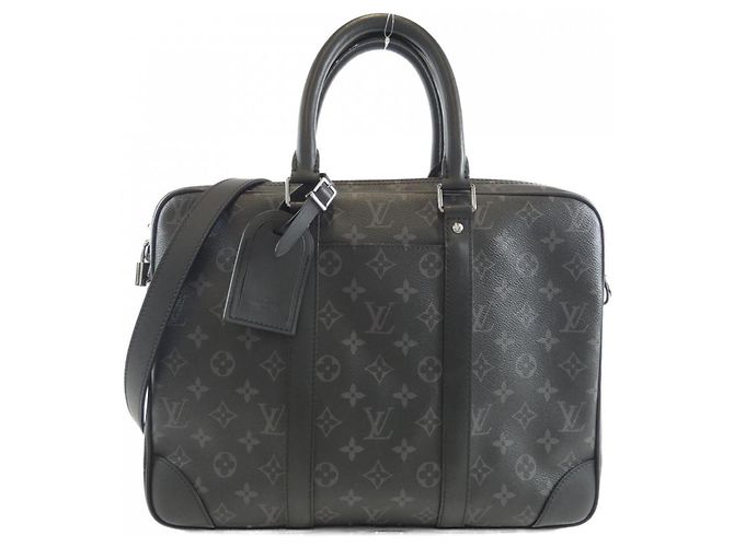 Borsa Louis Vuitton Monogram Eclipse Nero