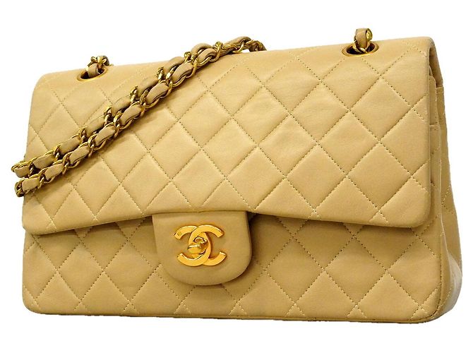 Borsa a tracolla Chanel Matelassé Beige