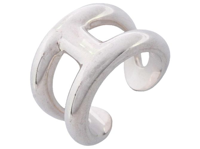 Ring Anello Hermès Osmos PM Argento