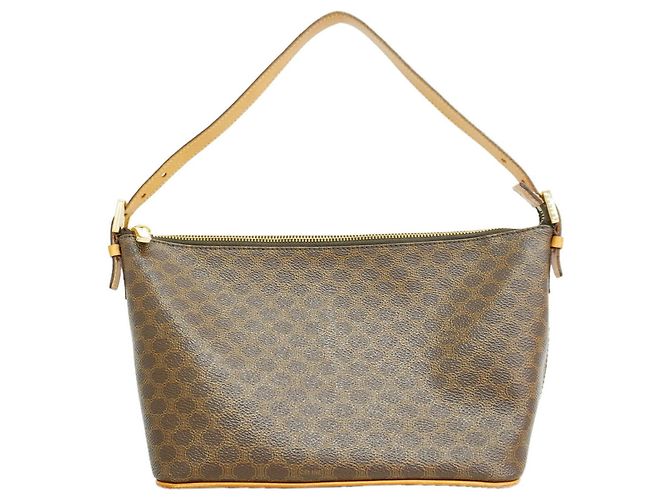 16 Céline Bolsa Celine Macadam Brown para mulheres Marrom