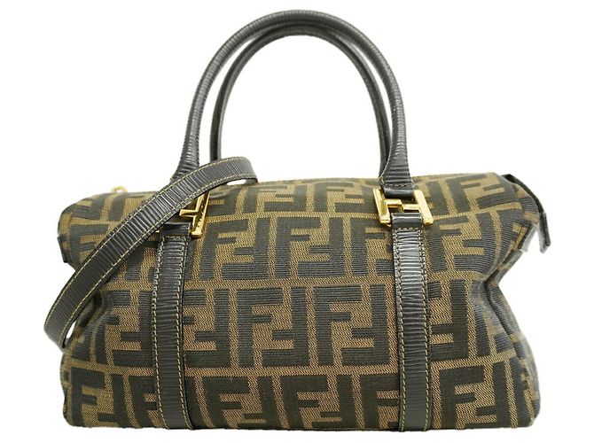 Sac à main Fendi Zucca Canvas Marron