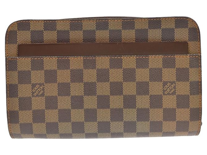 Louis Vuitton Pochette Saint Louis Damier Marrone