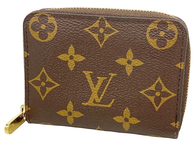 Monedero Zippy Monogram Louis Vuitton Castaño