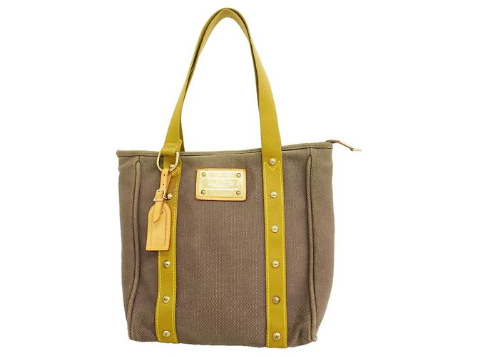 Saco Tote Louis Vuitton Antigua Cabas MM Marrom